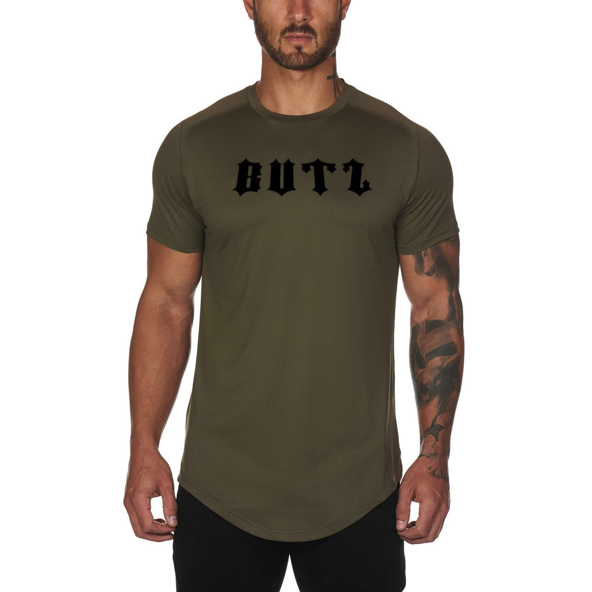 Men's Fitness Plain Gym Shirts