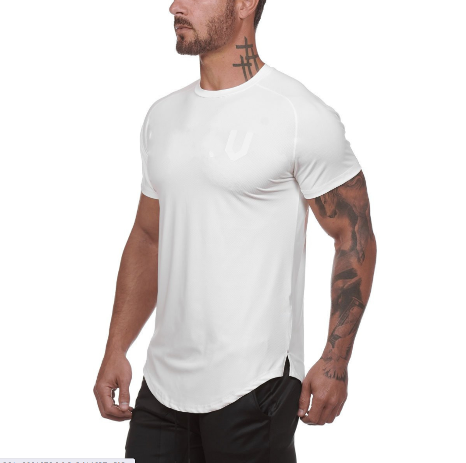 Men's Fitness Plain Gym Shirts