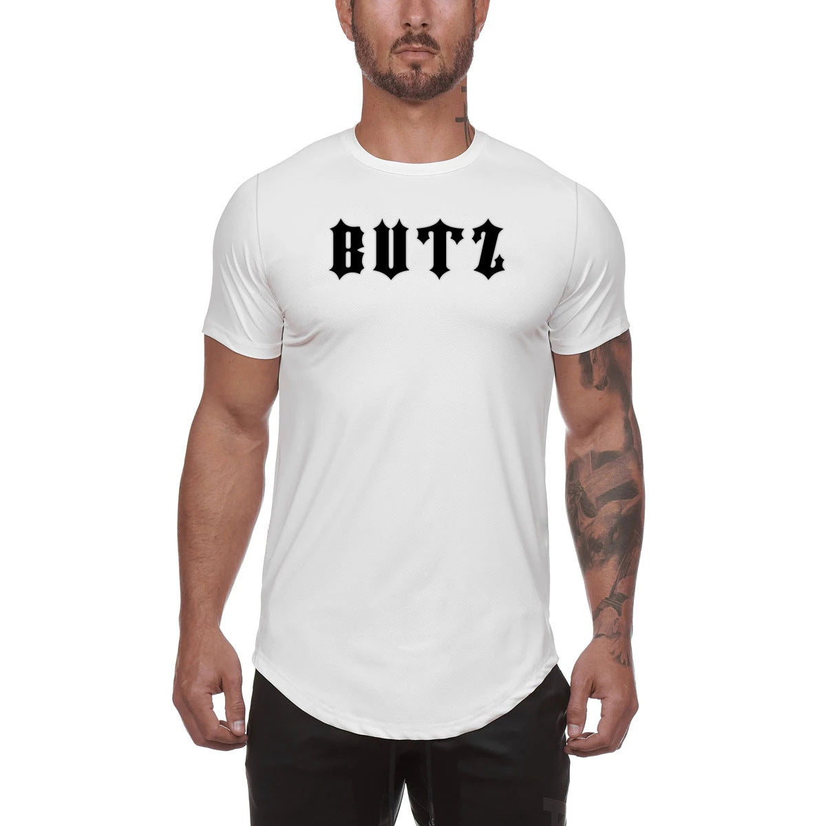 Men's Fitness Plain Gym Shirts
