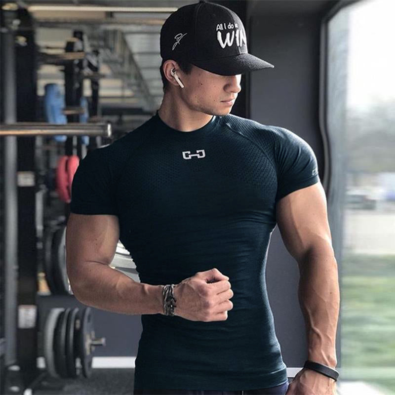 Short-Sleeve Gym Tee Running Essential